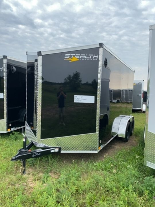 New 2026 Stealth Trailers NEW MUSTANG 7X14 RAMP Cargo / Enclosed Trailer