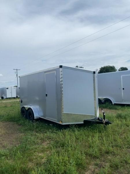 New 2026 Stealth Trailers 7X14 SILVER 7' Cargo / Enclosed Trailer