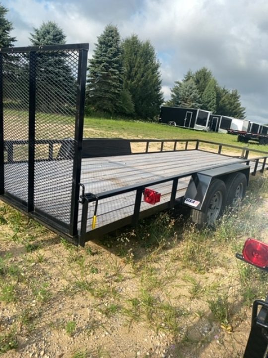 New 2025 AMO X-WIDEX20' Landscape Trailer