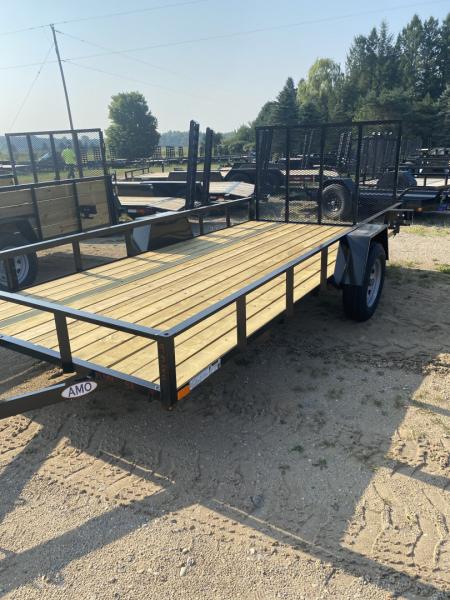 New 2026 AMO 14 Landscape Trailer SINGLE BRAKE