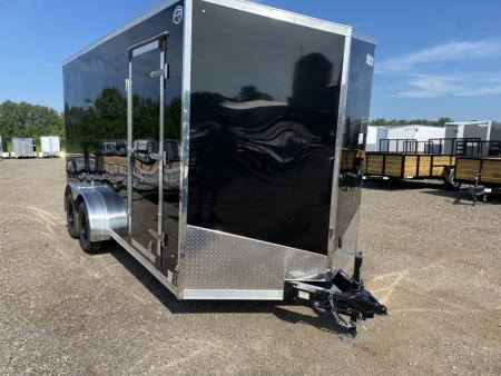 New 2027 US Cargo 7x16 V-Nose w/7ft Height & Ramp Door Cargo / Enclosed Trailer