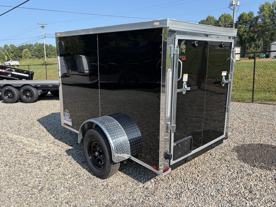 New 2027 Spartan 5X8 Pro-Series Enclosed Trailer, Single Axle, Polycor, Stabledeck
