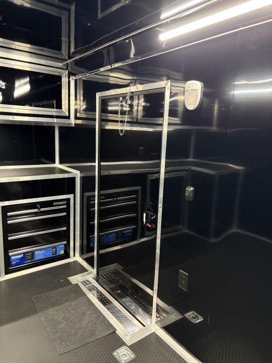 New 2027 Spartan 24' PRO SERIES Race Trailer, 12K GVWR, Torsion Spread Axle, Polycor, Finished Race Interior, 22' Elec Awning, Air, Polycor, Stabledeck