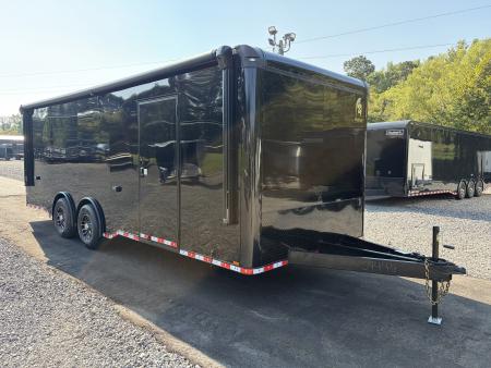 New 2027 Spartan 24' PRO SERIES Race Trailer, 12K GVWR, Torsion Spread Axle, Polycor, Finished Race Interior, 22' Elec Awning, Air, Polycor, Stabledeck