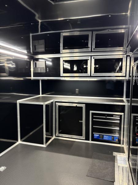 New 2027 Spartan 24' PRO SERIES Race Trailer, 12K GVWR, Torsion Spread Axle, Polycor, Finished Race Interior, 22' Elec Awning, Air, Polycor, Stabledeck