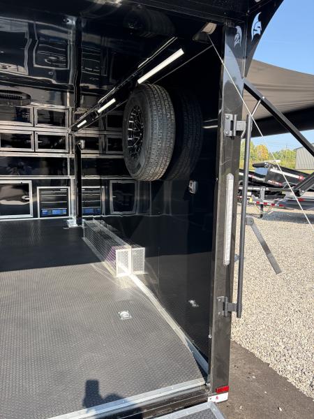 New 2027 Spartan 24' PRO SERIES Race Trailer, 12K GVWR, Torsion Spread Axle, Polycor, Finished Race Interior, 22' Elec Awning, Air, Polycor, Stabledeck