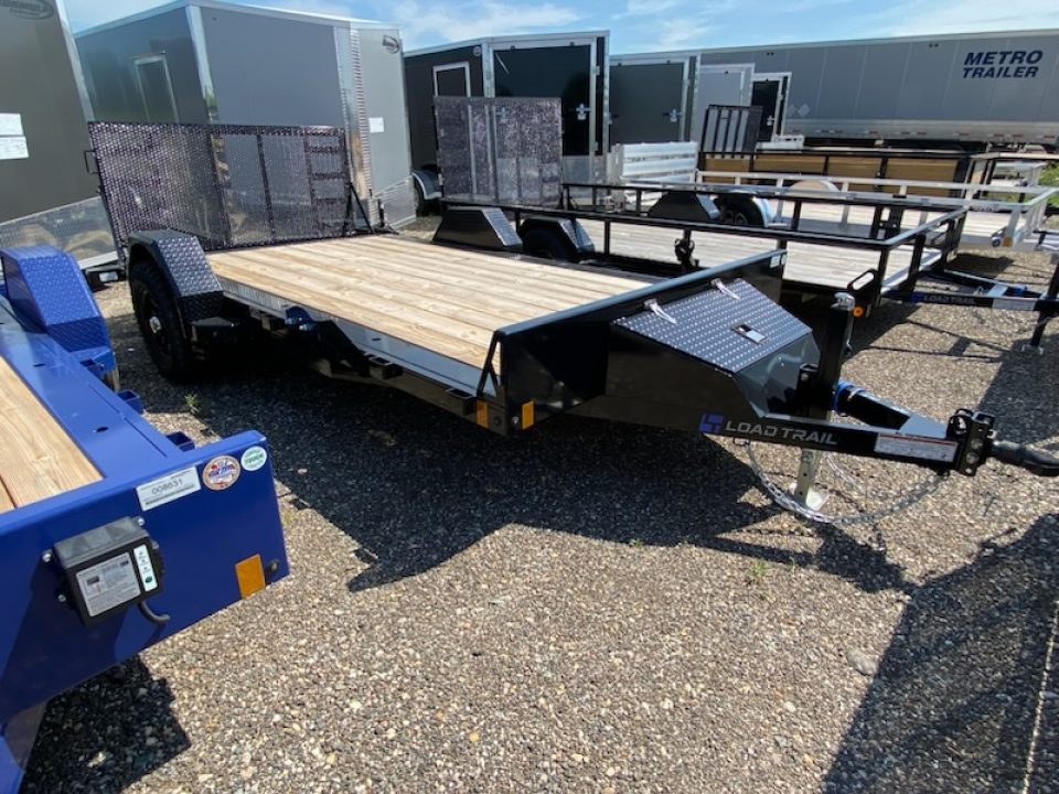 New 2026 Load Trail 83x14 SXS 5k w/3Ft Bi-Fold Gate Utility Trailer