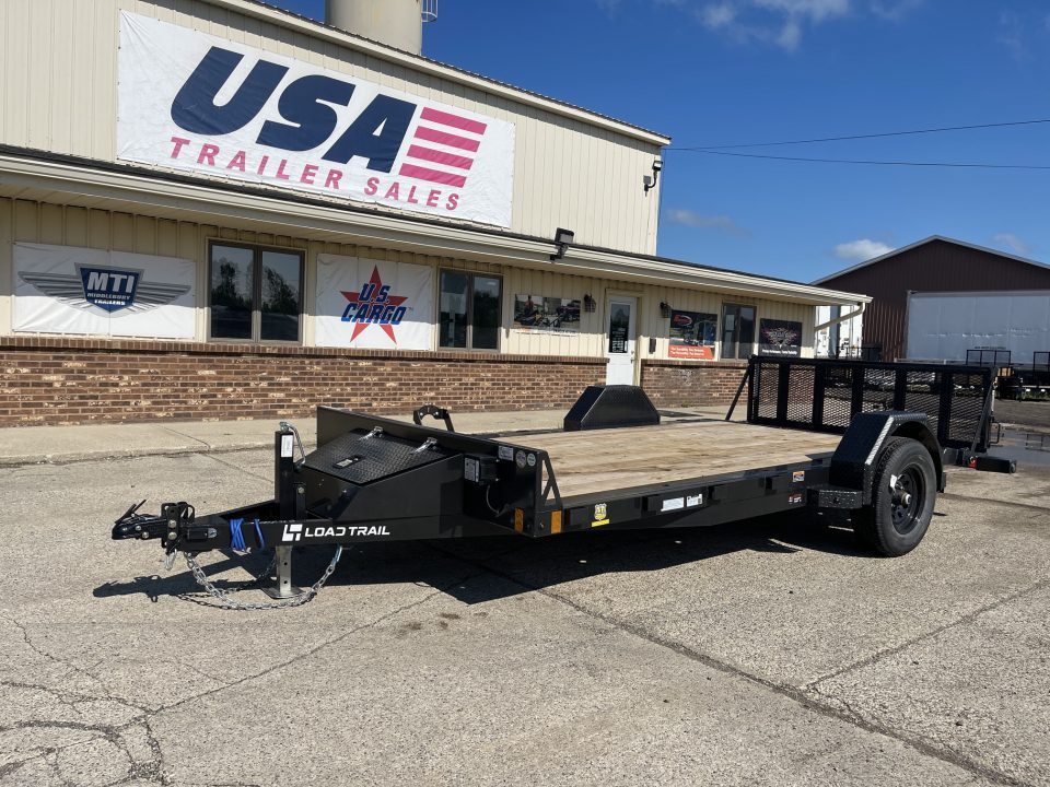 New 2026 Load Trail 83x14 SxS 5k w/4ft Bi-Fold Gate Utility Trailer