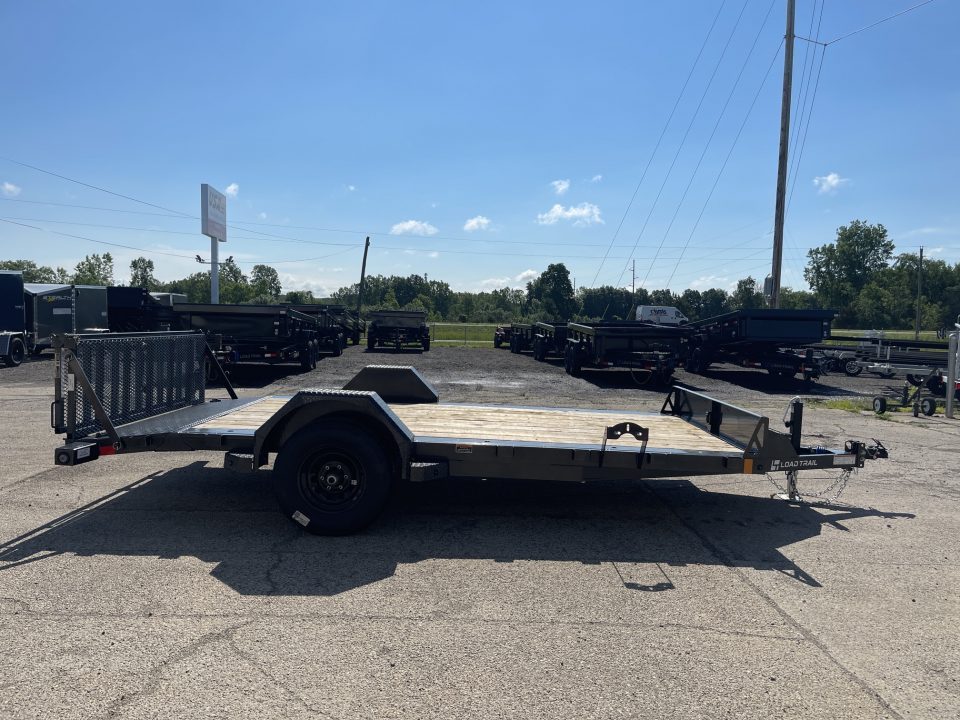 New 2026 Load Trail 83x14 SxS 5k w/4ft Bi-Fold Gate Utility Trailer