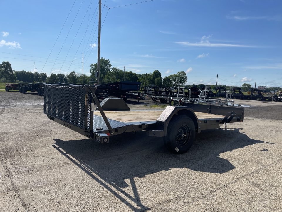 New 2026 Load Trail 83x14 SxS 5k w/4ft Bi-Fold Gate Utility Trailer