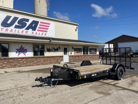 New 2026 Load Trail 83x14 SxS 5k w/4ft Bi-Fold Gate Utility Trailer