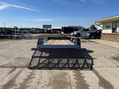New 2026 Load Trail 83x14 SxS 5k w/4ft Bi-Fold Gate Utility Trailer