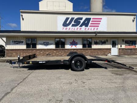 New 2026 Load Trail 83x14 SxS 5k w/4ft Bi-Fold Gate Utility Trailer
