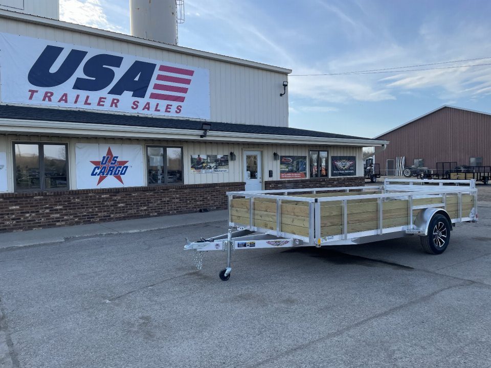 New 2026 H&H Trailers 82X14 Aluminum 3K Woodside Landscape Trailer