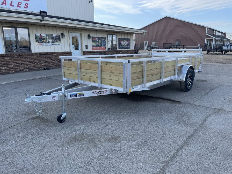 New 2026 H&H Trailers 82X14 Aluminum 3K Woodside Landscape Trailer