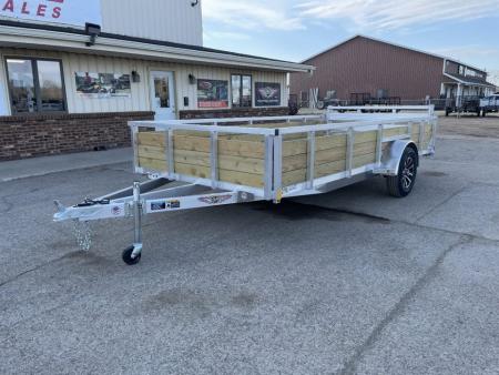 New 2026 H&H Trailers 82X14 Aluminum 3K Woodside Landscape Trailer