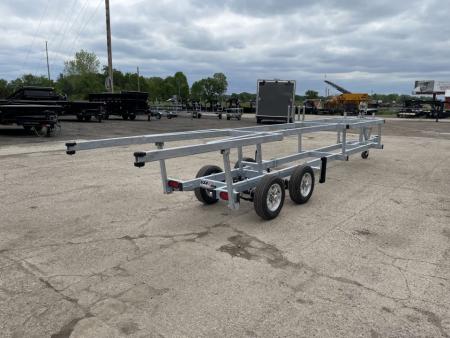 New 2026 Genesis Trailers 20Ft Galvanized Crank Up W/ No Brakes Boat Trailer