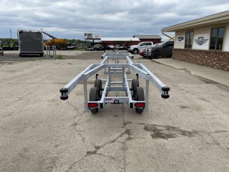 New 2026 Genesis Trailers 20Ft Galvanized Crank Up W/ No Brakes Boat Trailer