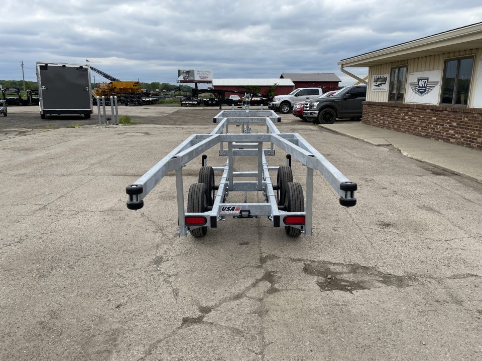 New 2026 Genesis Trailers 20Ft Galvanized Crank Up W/ No Brakes Boat Trailer