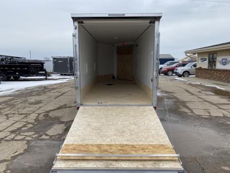 New 2026 Lightning Trailers 7x19 Aluminum 2-Place w/7ft Height Snowmobile Trailer
