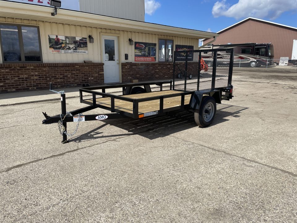 New 2026 AMO 4x8 Low-Side 2k Landscape Trailer