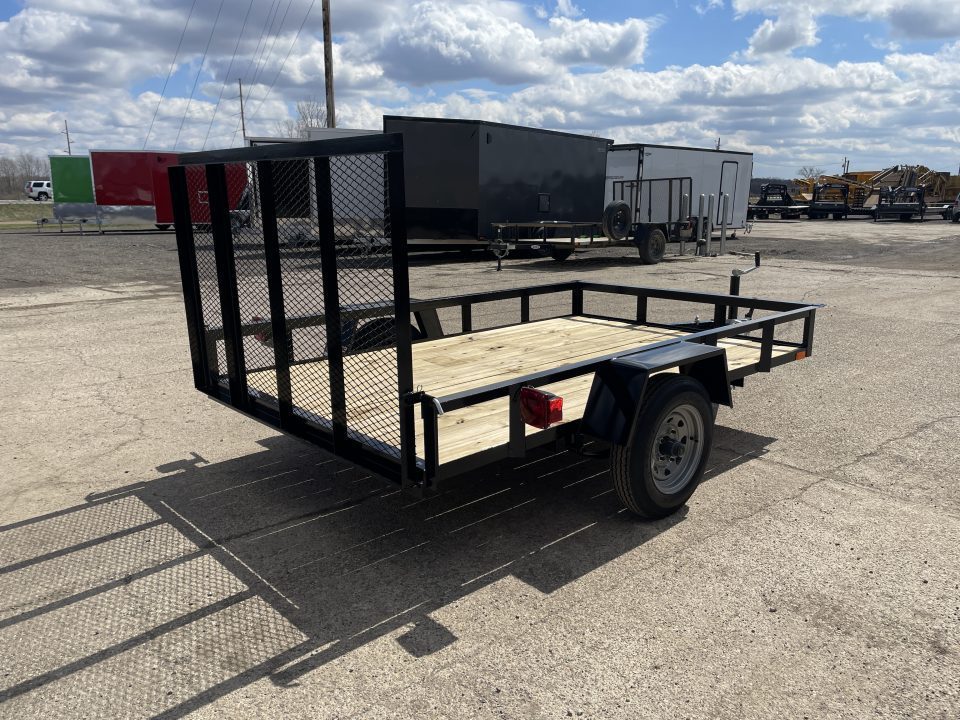 New 2026 AMO 4x8 Low-Side 2k Landscape Trailer