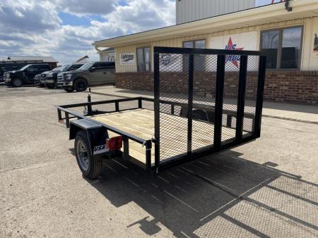 New 2026 AMO 4x8 Low-Side 2k Landscape Trailer