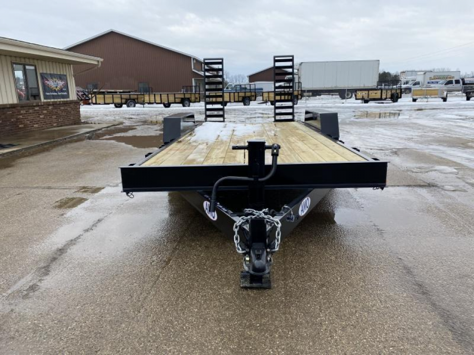 New 2026 AMO 82x18 Skidsteer 14k Equipment Trailer