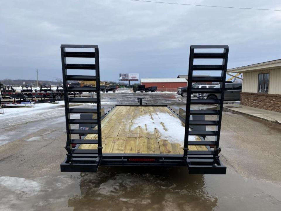 New 2026 AMO 82x18 Skidsteer 14k Equipment Trailer