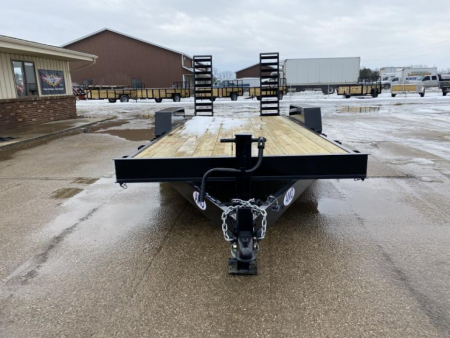New 2026 AMO 82x18 Skidsteer 14k Equipment Trailer