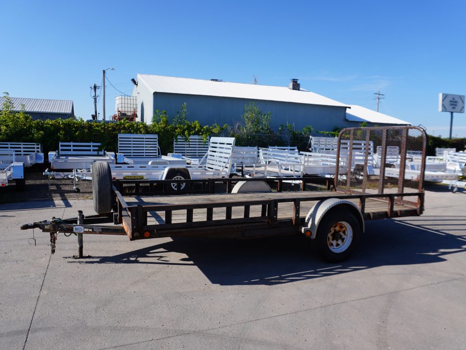 Used 2018 PJ Trailers U8 83"x14ft Utility Trailer
