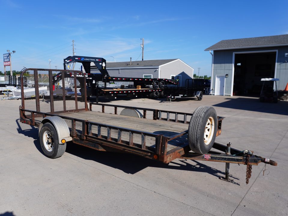 Used 2018 PJ Trailers U8 83"x14ft Utility Trailer