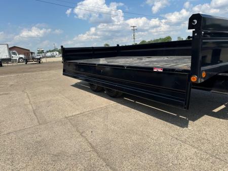 New 2026 Load Trail 96X14 14k Deck over W/Fold Down Sides Dump Trailer
