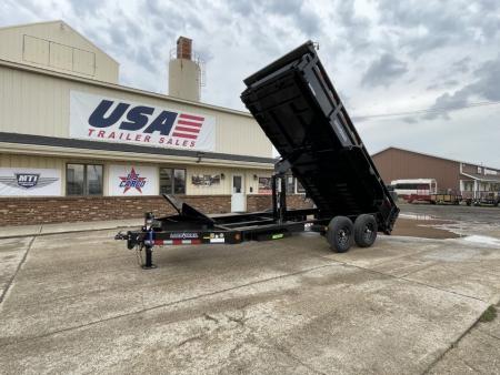 New 2026 Load Trail 83x16 Low-Pro 14k w/2ft Sides & 7ga Floor Dump Trailer