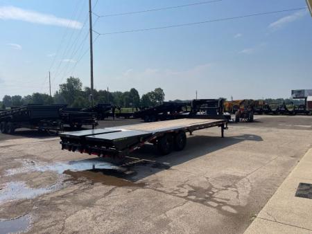 New 2027 Load Trail 102X25 Standard Deckover 14k w/MAX Ramps Gooseneck Bodies