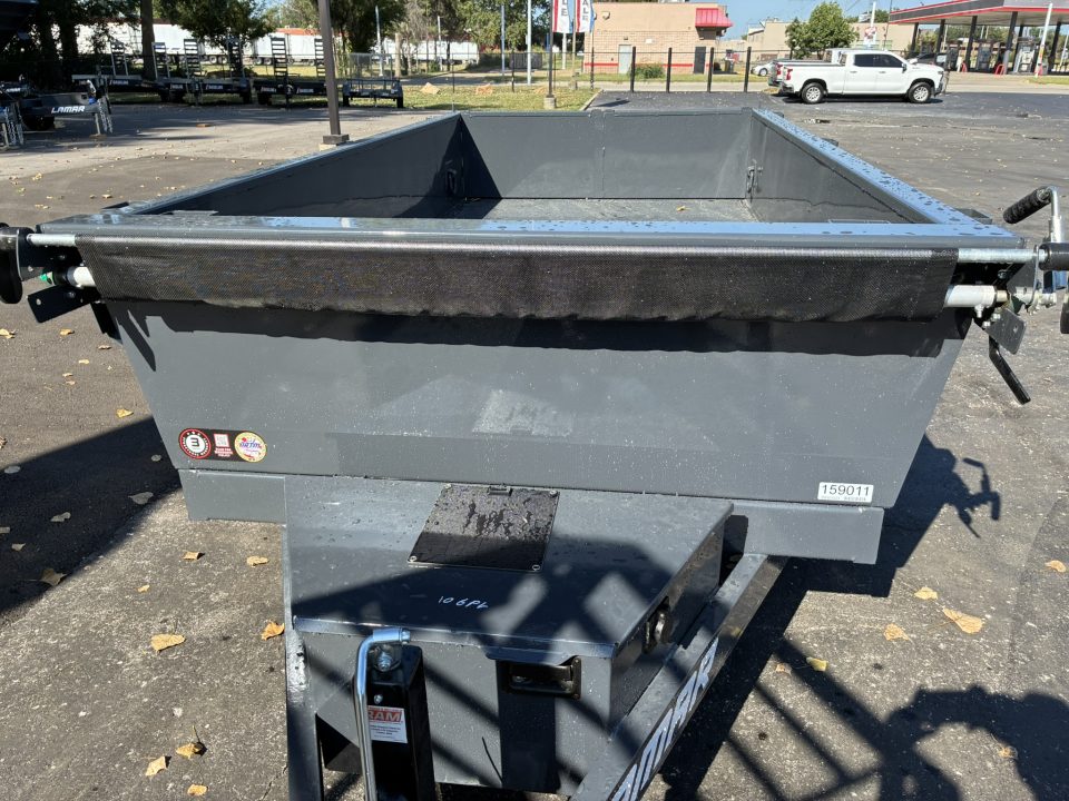 New 2027 Lamar Trailers 60"x10' -7K Mini Dump Tandem Axel Dump Trailer