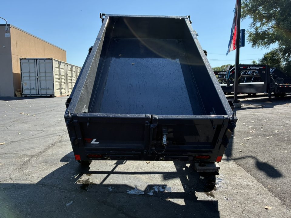 New 2027 Lamar Trailers 60"x10' -7K Mini Dump Tandem Axel Dump Trailer
