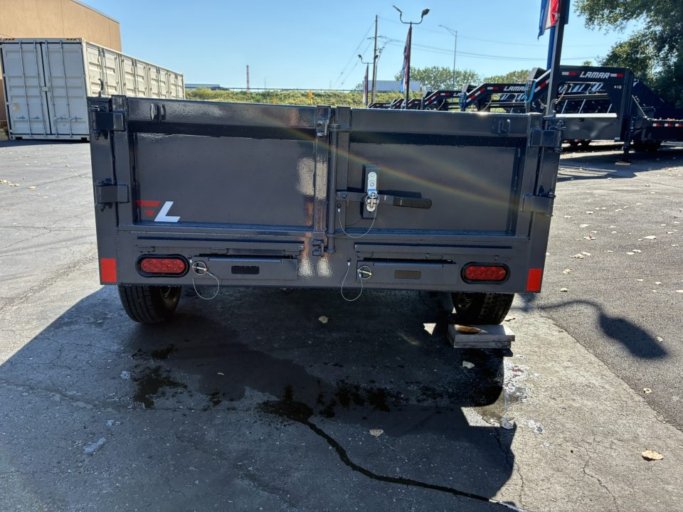 New 2027 Lamar Trailers 60"x10' -7K Mini Dump Tandem Axel Dump Trailer
