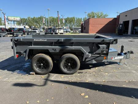 New 2027 Lamar Trailers 60"x10' -7K Mini Dump Tandem Axel Dump Trailer