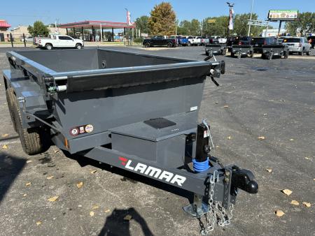New 2027 Lamar Trailers 60"x10' -7K Mini Dump Tandem Axel Dump Trailer
