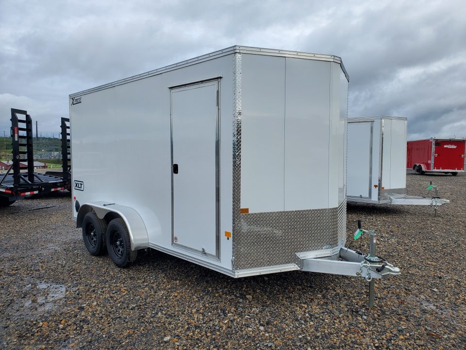 New ALCOM XLT-BD Enclosed Trailer / 7000 GVWR / 7'x14' / Rear Ramp Door