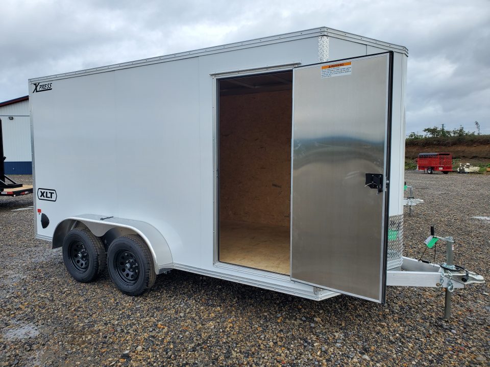 New ALCOM XLT-BD Enclosed Trailer / 7000 GVWR / 7'x14' / Rear Ramp Door