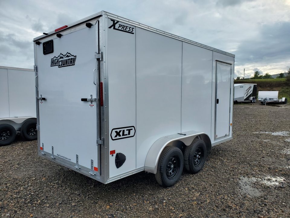 New ALCOM XLT-BD Enclosed Trailer / 7000 GVWR / 7'x14' / Rear Ramp Door