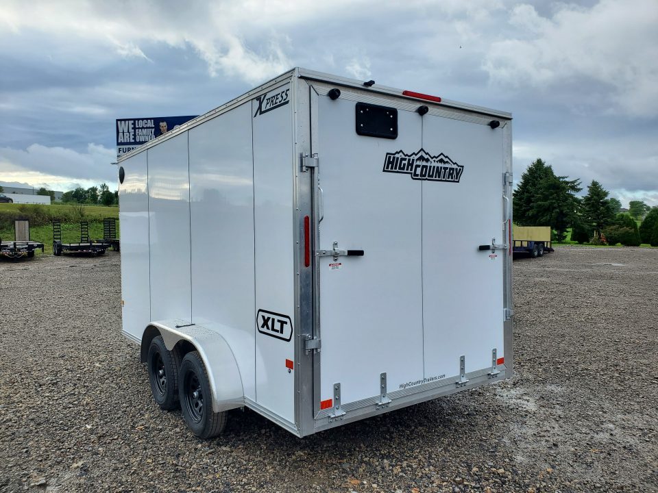 New ALCOM XLT-BD Enclosed Trailer / 7000 GVWR / 7'x14' / Rear Ramp Door