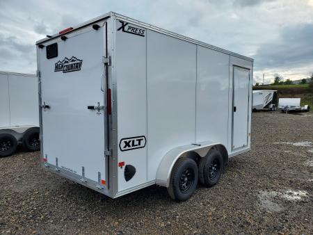 New ALCOM XLT-BD Enclosed Trailer / 7000 GVWR / 7'x14' / Rear Ramp Door