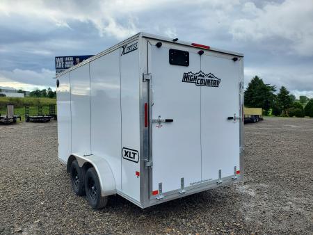 New ALCOM XLT-BD Enclosed Trailer / 7000 GVWR / 7'x14' / Rear Ramp Door