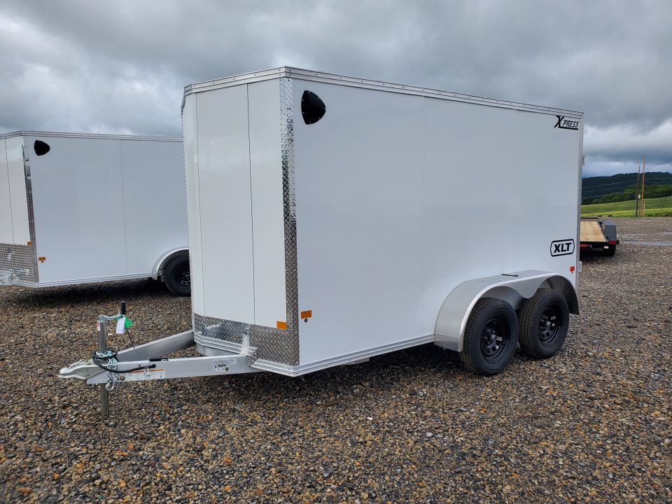 New ALCOM XLT Enclosed Trailer / 7000 GVWR / 6'x12' / Rear Double Door