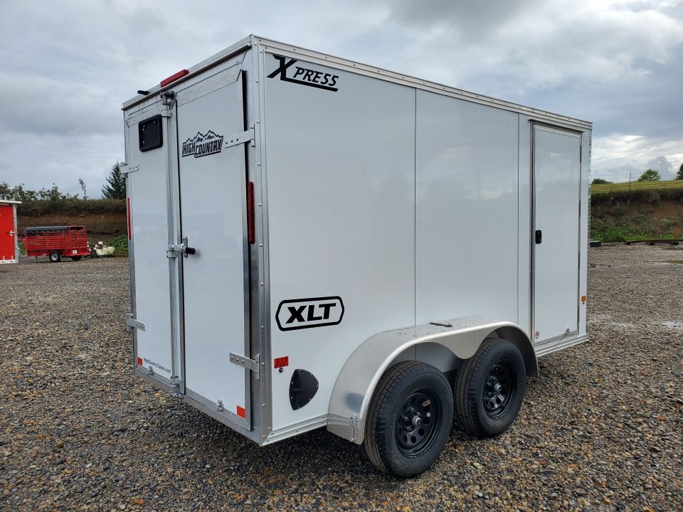 New ALCOM XLT Enclosed Trailer / 7000 GVWR / 6'x12' / Rear Double Door