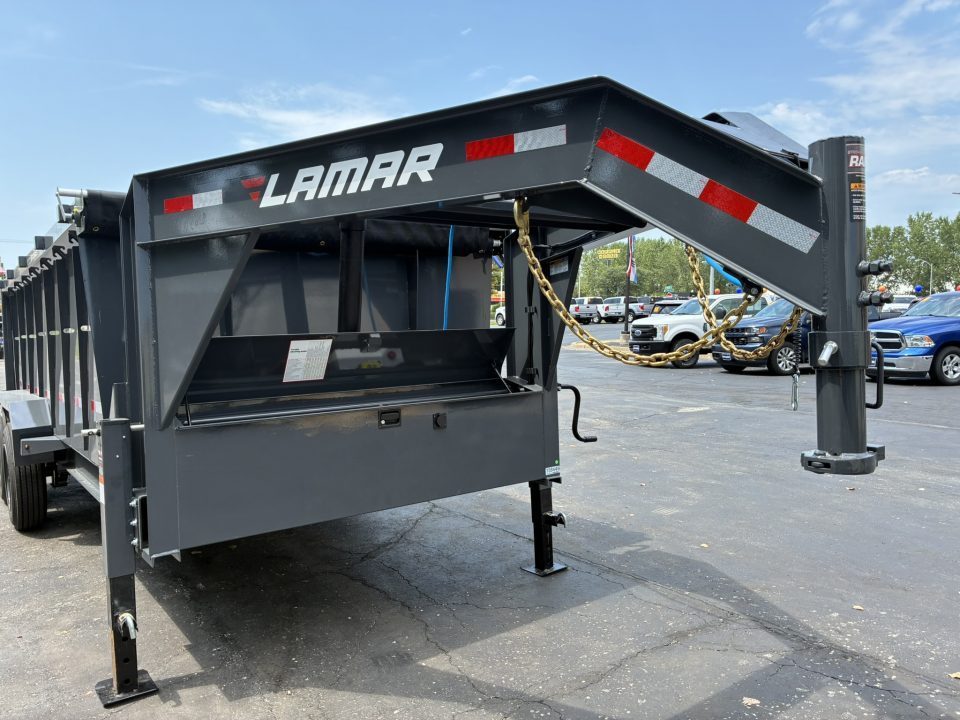 New 2027 Lamar Trailers 83"x16'-14K Telescopic Dump Trailer