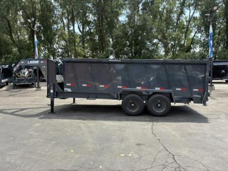 New 2027 Lamar Trailers 83"x16'-14K Telescopic Dump Trailer